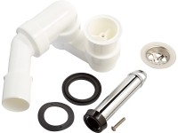 LUX állócsőszelep zuhanytálcához 44,8 mm (G 1 1/2) fehér