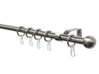 GARDINIA garnitúra gömb 16 cm / 120 cm nemesacél