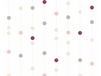 Tapéta 2085-14 gyapjúrostos pöttyös színes