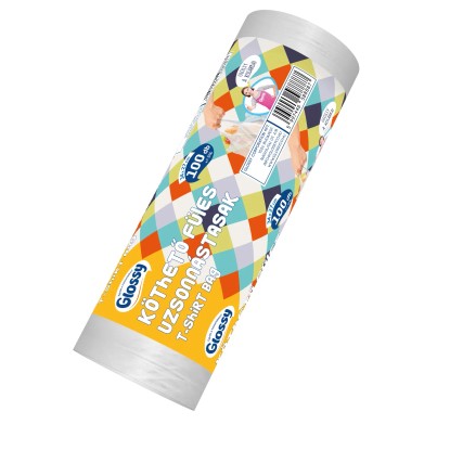 Glossy köthető füles uzsonna tasak 3 literes 100 db
