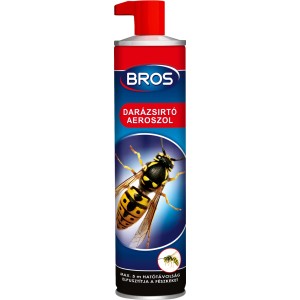 BROS Darázsirtó spray a darazsak elleni védekezéshez, részletes felvétel.