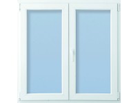 Műanyag ablak középenfelnyíló 6-kamrás 118 cm x 118 cm fehér Műanyag ablak középenfelnyíló 6-kamrás 118 cm x 118 cm fehér