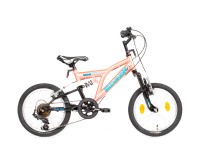 16 Shark kerékpár piros