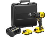 Stanley FatMax 20V MAX szénkefementes ütvefúró 2x2Ah akku + koffer