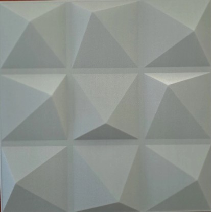 Burkolólap 3D Kristal szürke 50 cm x 50 cm