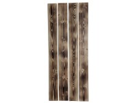 Kerítésléc BURNwood égetett fenyő 150 cm x 14,2 cm x 2 cm Kerítésléc BURNwood égetett fenyő 150 cm x 14,2 cm x 2 cm