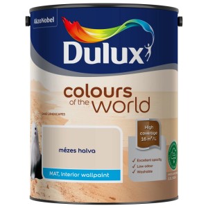 Dulux A Nagyvilág Színei beltéri falfesték Crete Mézes halva matt 5 l