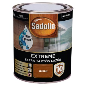Sadolin Extreme falazúr, Sötéttölgy (sötét tölgy) színárnyalat, a tartós védelemért.