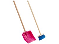 LUX rózsaszín gyermek hólapát és seprű készlet