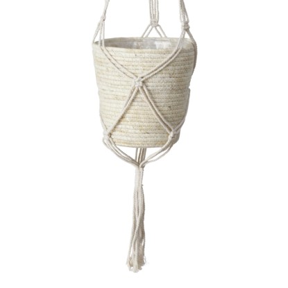 Boltze Home virágkosár Riseva nagy 18 cm átmérő x 20 cm natúr