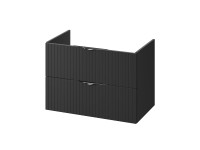 Cersanit Tirso mosdószekrény fekete 80 cm