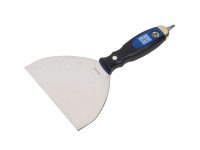 LUX rozsdamentes spatulya, kétkomponensű puha markolattal, 150 mm LUX rozsdamentes spatulya, kétkomponensű puha markolattal, 150 mm