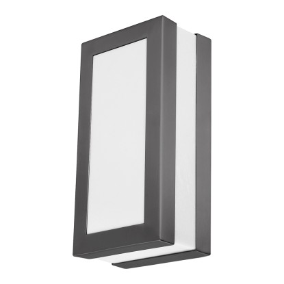 Rábalux Stuttgart kültéri fali lámpa IP44 szögletes 12,5 cm x 25 cm antracit