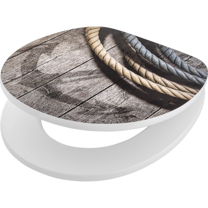 baliv WC-ülőke Contas leeresztő automatikával MDF Maritim