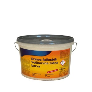 Vödör t.b.t. beltéri falfesték színes falakhoz.