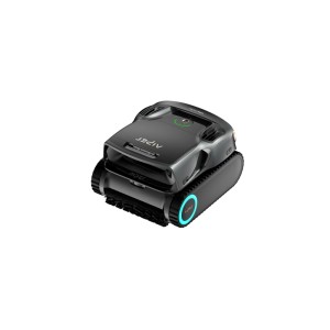 Aiper Scuba X1 Pro Max medencetisztító robot, fekete, vezeték nélküli. Automata medence robot padlóra és falra.