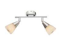 Globo Tadeus fali spotlámpa 2-es 25 cm króm - opál