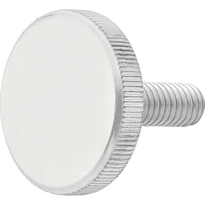 Bordázott csavar M8 x 20 mm fehér horganyzott - súlyra