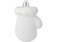 Karácsonyi dekor-kesztyű fehér díszített 4 db Karácsonyi dekor-kesztyű fehér díszített 4 db