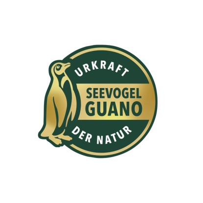 A Seevogel Guano logója, a Compo táprúd összetevője zöld növényekhez és pálmákhoz.