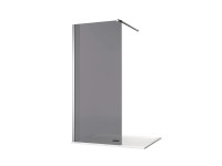 Walk-in zuhanyfal 8 mm-es füstüveg vízlepergető bevonattal 118 cm x 200 cm Walk-in zuhanyfal 8 mm-es füstüveg vízlepergető bevonattal 118 cm x 200 cm