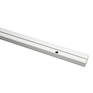 Gardinia GE1 függönysín, 300 cm, fehér, 1 pályás, előfúrt lyukakkal.