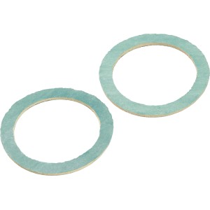 Két darab rosttömítés, Ø 42 mm x Ø 55 mm, csővezetékekhez.