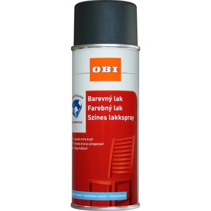 OBI lakkspray színes selyemfényű antracit 400 ml