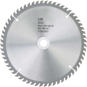 LUX HM körfűrészlap fához, Ø 210 mm, 60 fog, precíz vágásokhoz.
