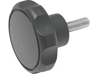 Csillagcsavar M8 x 20 mm fehér horganyzott/fekete - súlyra Csillagcsavar M8 x 20 mm fehér horganyzott/fekete - súlyra