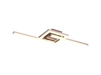 Reality Viale LED-es mennyezeti lámpa 54,4 cm x 5 cm x 16 cm nikkel matt