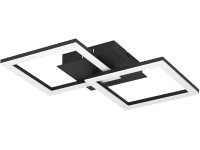 Eglo LED-es RGBIC mennyezeti lámpa 2 izzós fekete-fehér 9,8 W