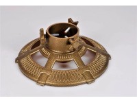 Fenyőtalp víztartállyal antik réz-arany 29 cm Fenyőtalp víztartállyal antik réz-arany 29 cm