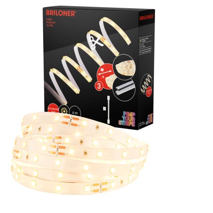Briloner Pimp your Stripe LED-szalag bővítőkészlet melegfehér 4 m