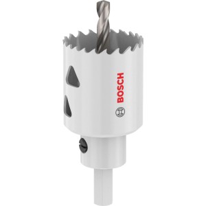 Bosch Multi Material lyukfűrész, Ø 38 mm, rögzítővel, precíz lyukak készítéséhez különböző anyagokban.