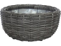 Virágtál 35 cm x 35 cm x 17 cm szürke