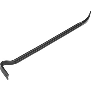 Fekete LUX Comfort feszítővas, 800 mm hosszú, króm-vanádium acélból, feszítéshez és szögek kihúzásához.