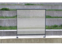 Dieda Linus üvegtábla kitöltő elem VSG 100 cm x 100 cm VSG 2 mm x 4 mm fehér