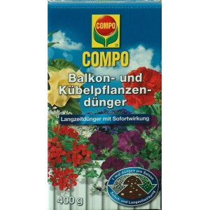 Compo Balkon- és dézsás növénytáp 400g a bőséges virágzáshoz.