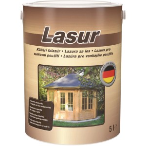 Fa lazúr vödör kültéri használatra, alkalmas pl. kerti házakhoz