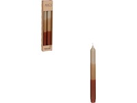 Mica Decorations Dip-Dye csúcsos gyertya sztearin 2 db barna 25 cm x 2,2 cm Mica Decorations Dip-Dye csúcsos gyertya sztearin 2 db barna 25 cm x 2,2 cm