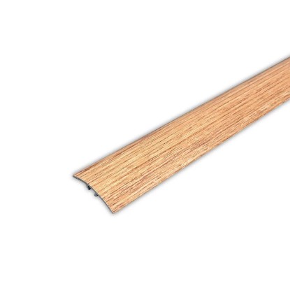 Átvezető profil öntapadó fóliázott alu konyak tölgy