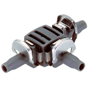 Gardena T-idom 4,6 mm Micro-Drip-rendszerekhez az egyszerű csőelágazáshoz.