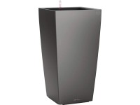 Lechuza Cubico Premium oszlopkaspó 50 cm x 50 cm antracit metál