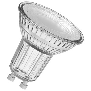 Osram GU10 LED reflektor izzó, 2,4W, meleg fehér, 2 db-os csomag. LED lámpa energiatakarékos világításhoz.