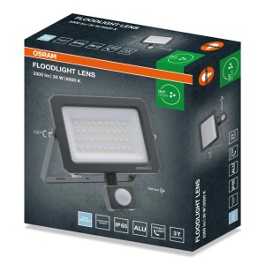 Osram FL Lens lencsés reflektor mozgásérzékelővel 30W 4000K IP65