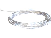 LED drótfényfüzér 10 db hidegfehér LED 1 m LED drótfényfüzér 10 db hidegfehér LED 1 m