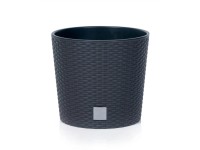 Prosperplast virágcserép belső cseréppel Rato Round 20 cm antracitszínű