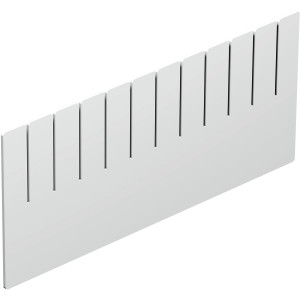 Eurobox rendszer elválasztó, fehér, 35,7 cm, tárolódobozok felosztásához.