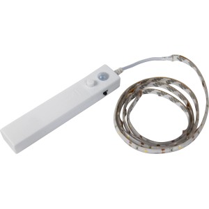 LED szalag Flexband 1 m mozgásérzékelővel, fehér fénycsík beltéri használatra.